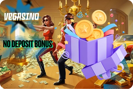 Vegasino Casino no deposit bonus offer with 100 free spins for new Australian players after email verification